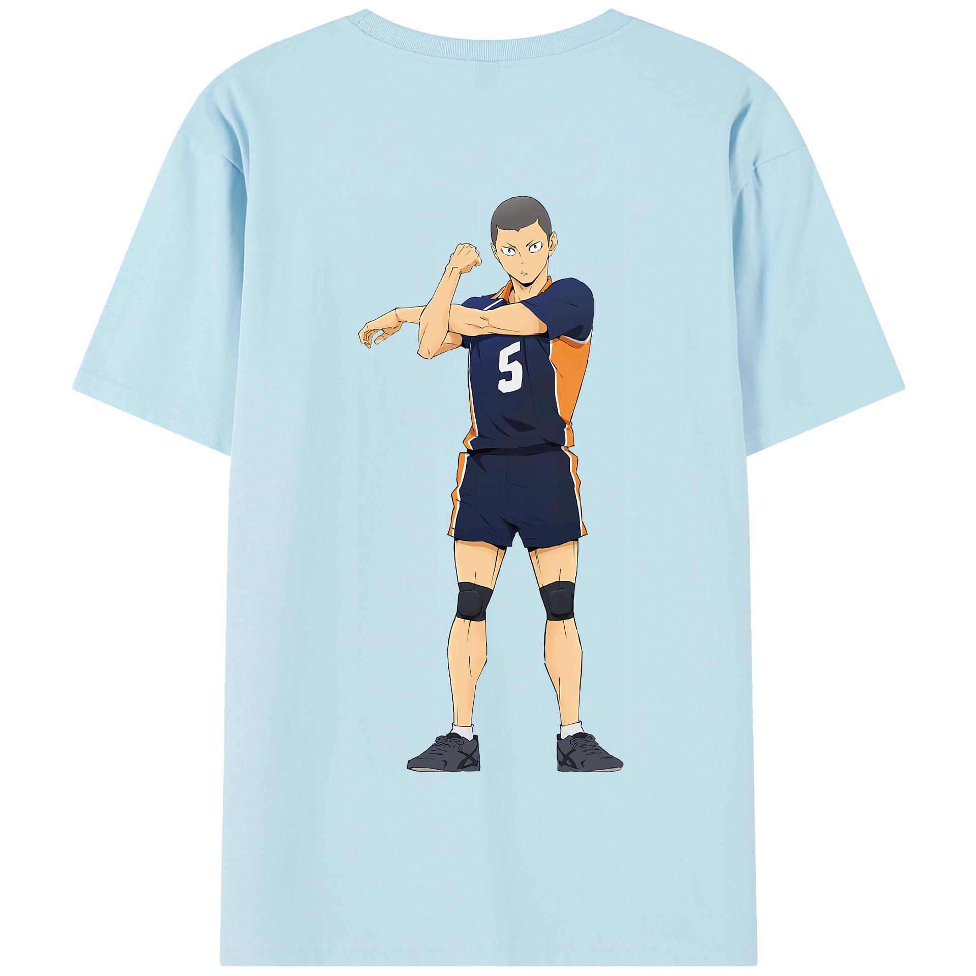 （画像用） ハイキュー!! Haikyu!! 綿100％半袖Tシャツ（背面プリント）